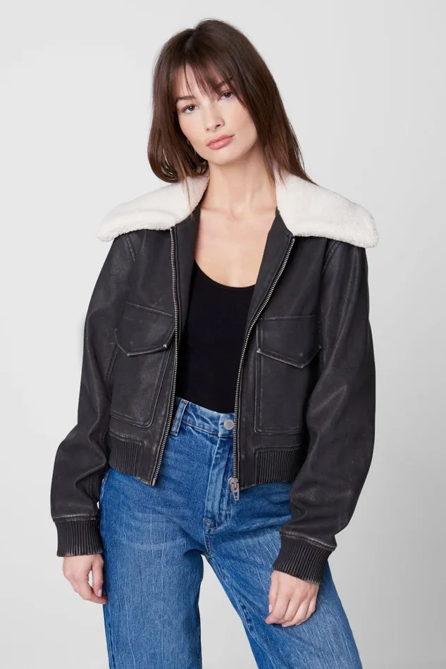 Oatmeal Crush Coat Women BLANK NYC Jackets