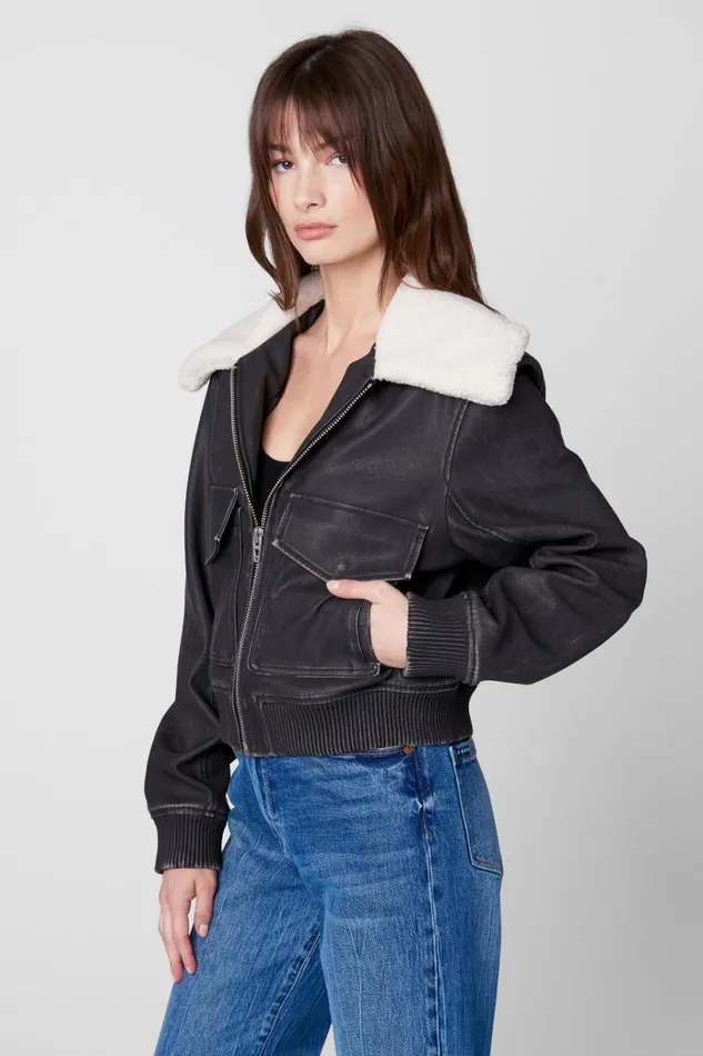 Oatmeal Crush Coat Women BLANK NYC Jackets
