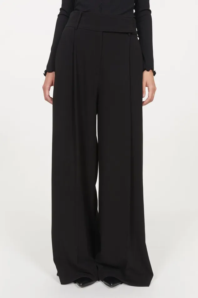 Obi Wide Pants Black Women Rodebjer Sets and Suits