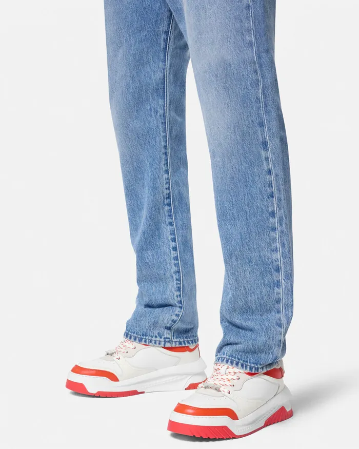 Odissea Men Versace Odissea Sneakers Coral