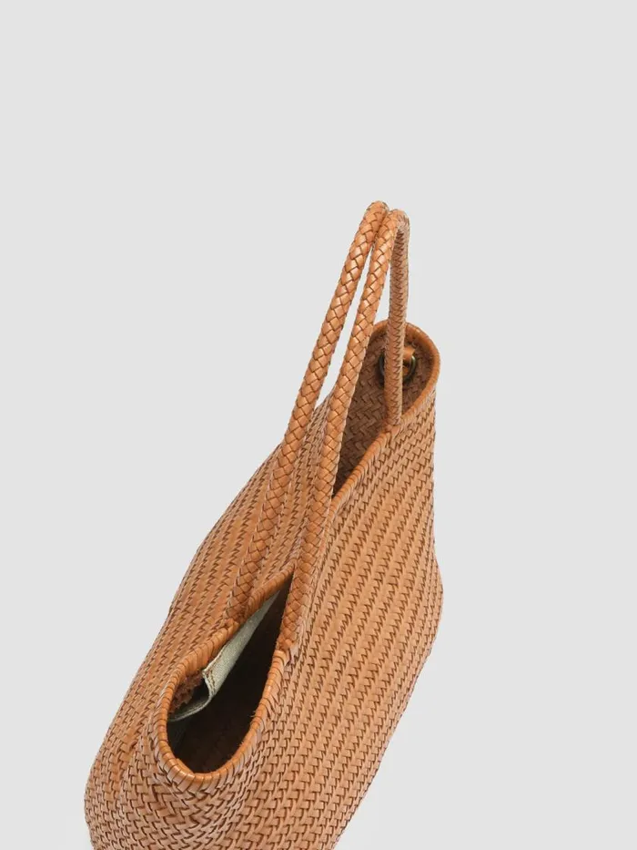 Officine Creative Bags SUSAN 01 Rhum Brown LeatherTote Bag 8211 Women