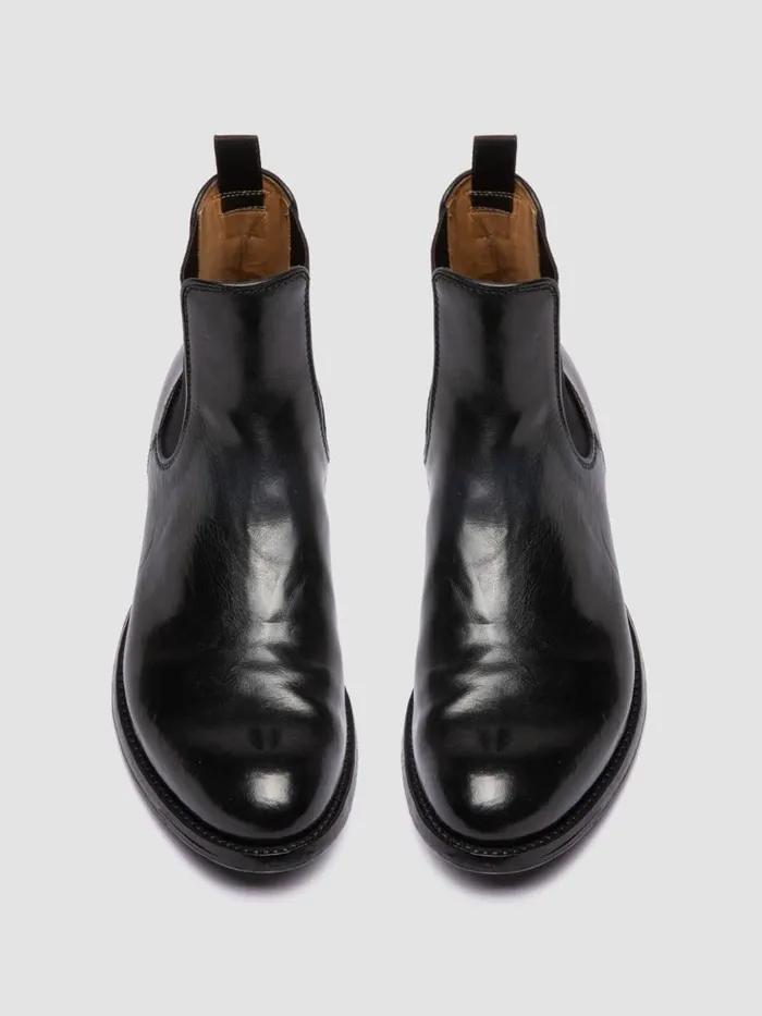 Officine Creative Boots and Ankle Boots ANATOMIA 083 Nero Black Leather Chelsea Boots 8211 Men Officine Creative Boots and Ankle Boots ANATOMIA 083 Nero Black Leather Chelsea Boots 8211 Men