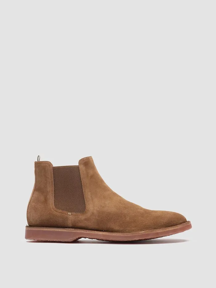 Officine Creative Boots and Ankle Boots KENT 005 Toscano Brown Suede Chelsea Boots 8211 Men Officine Creative Boots and Ankle Boots KENT 005 Toscano Brown Suede Chelsea Boots 8211 Men