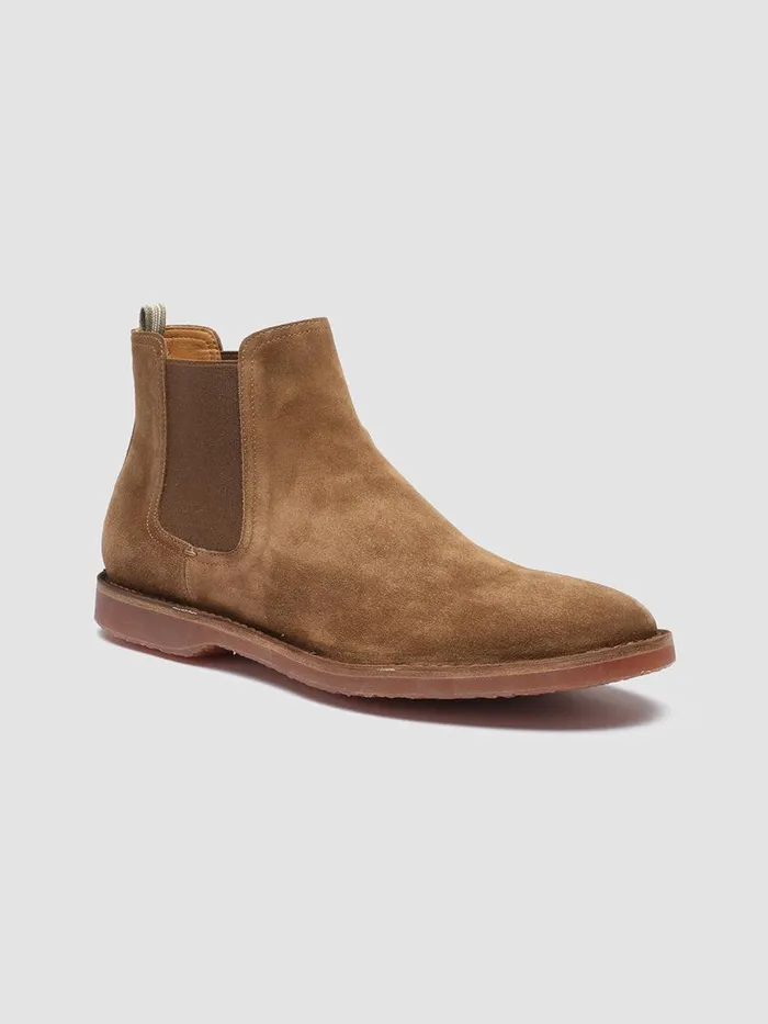Officine Creative Boots and Ankle Boots KENT 005 Toscano Brown Suede Chelsea Boots 8211 Men Officine Creative Boots and Ankle Boots KENT 005 Toscano Brown Suede Chelsea Boots 8211 Men