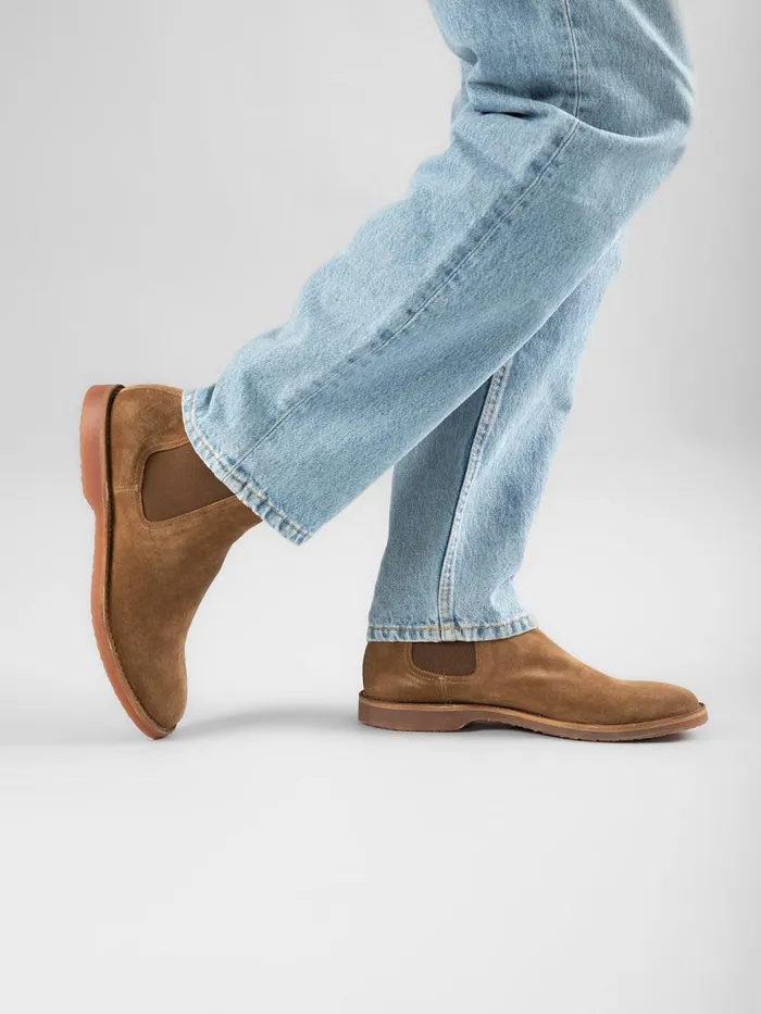 Officine Creative Boots and Ankle Boots KENT 005 Toscano Brown Suede Chelsea Boots 8211 Men Officine Creative Boots and Ankle Boots KENT 005 Toscano Brown Suede Chelsea Boots 8211 Men