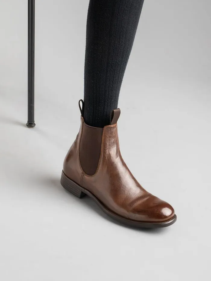 Officine Creative Boots and Booties CALIXTE 004 Nero Black Leather Chelsea Boots 8211 Women Officine Creative Boots and Booties CALIXTE 004 Nero Black Leather Chelsea Boots 8211 Women