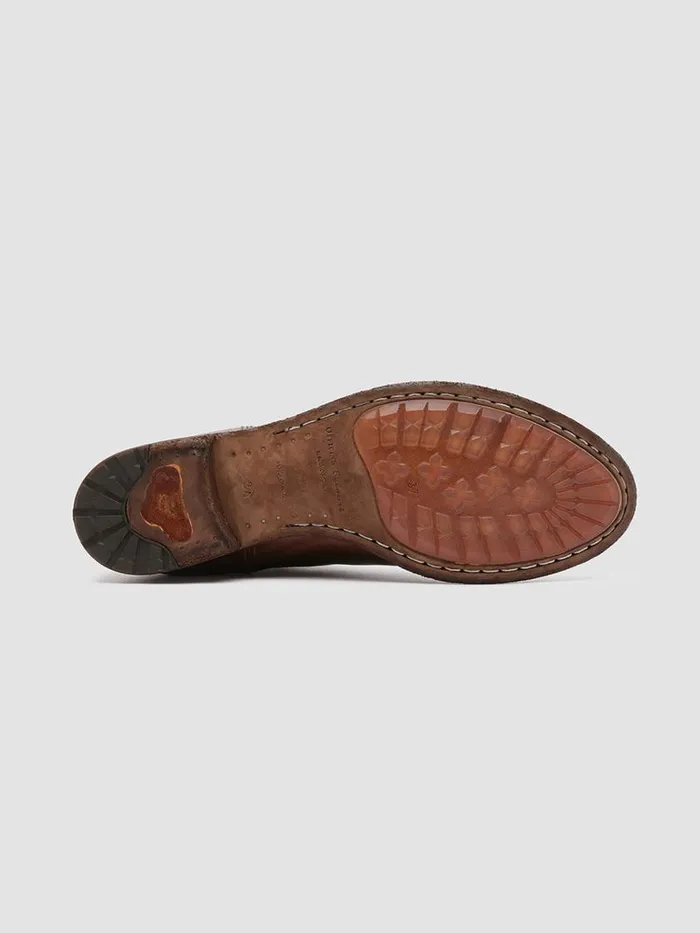 Officine Creative Boots and Booties LEXIKON 073 Sauvage Brown Leather Chelsea Boots 8211 Women