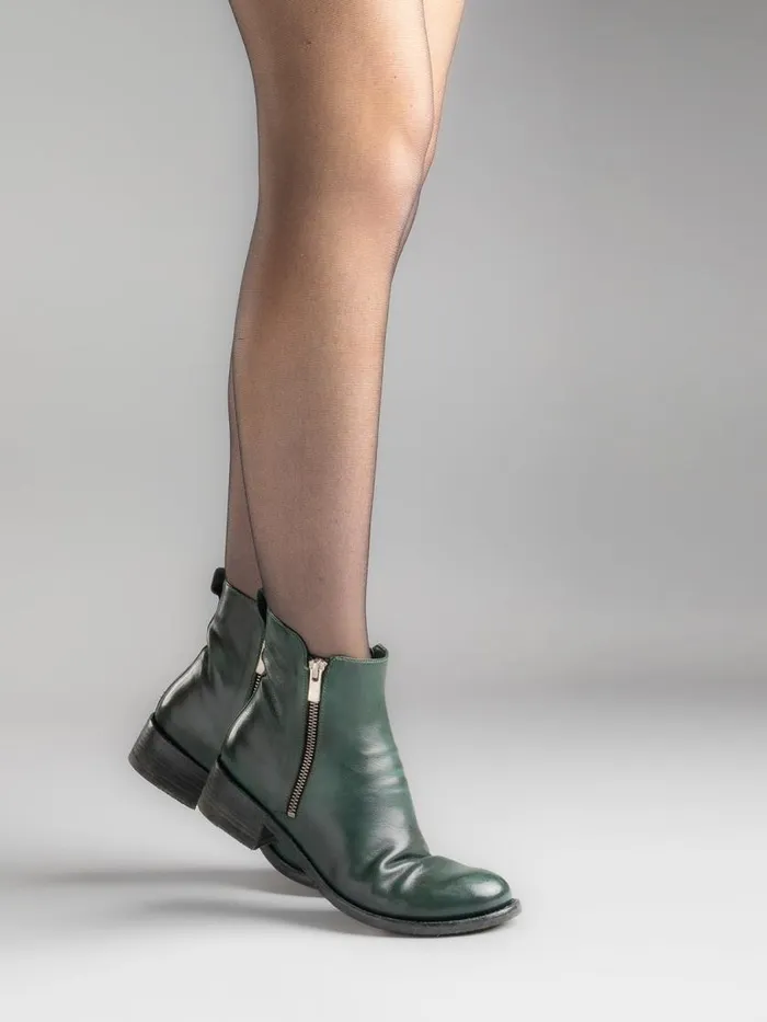 Officine Creative Boots and Booties LISON 040 Bouteille Green Leather Ankle Boots 8211 Women Officine Creative Boots and Booties LISON 040 Bouteille Green Leather Ankle Boots 8211 Women