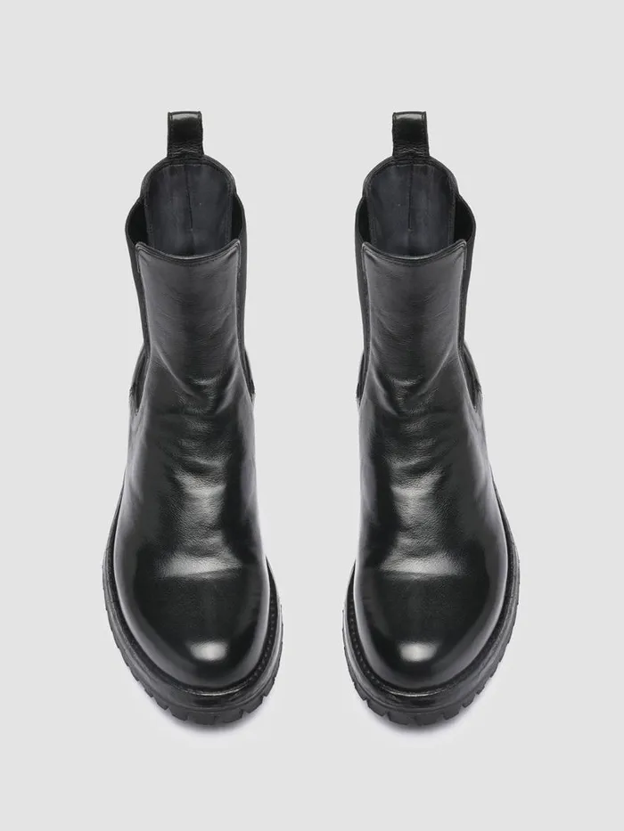 Officine Creative Boots and Booties LORAINE 004 Nero Black Leather Chelsea Boots 8211 Women Officine Creative Boots and Booties LORAINE 004 Nero Black Leather Chelsea Boots 8211 Women