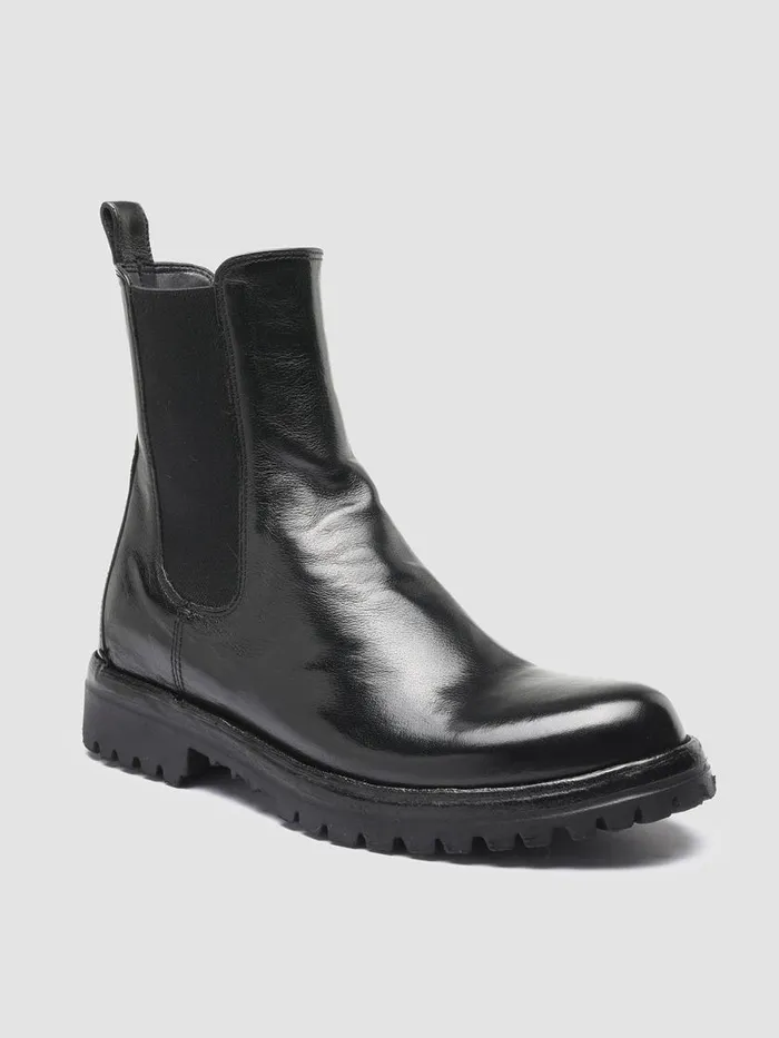 Officine Creative Boots and Booties LORAINE 004 Nero Black Leather Chelsea Boots 8211 Women Officine Creative Boots and Booties LORAINE 004 Nero Black Leather Chelsea Boots 8211 Women