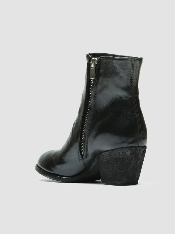 Officine Creative Boots and Booties SHERRY 005 Nero Black Leather Ankle Boots 8211 Women