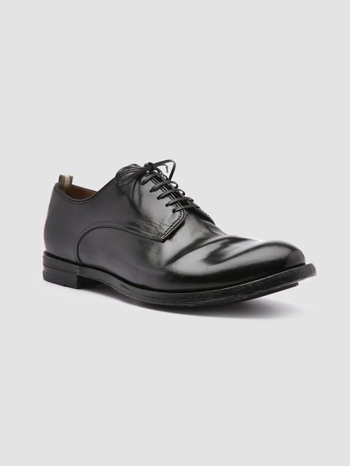 Officine Creative Derbies and Oxfords ANATOMIA 012 Nero Black Leather Derby Shoes 8211 Men Officine Creative Derbies and Oxfords ANATOMIA 012 Nero Black Leather Derby Shoes 8211 Men