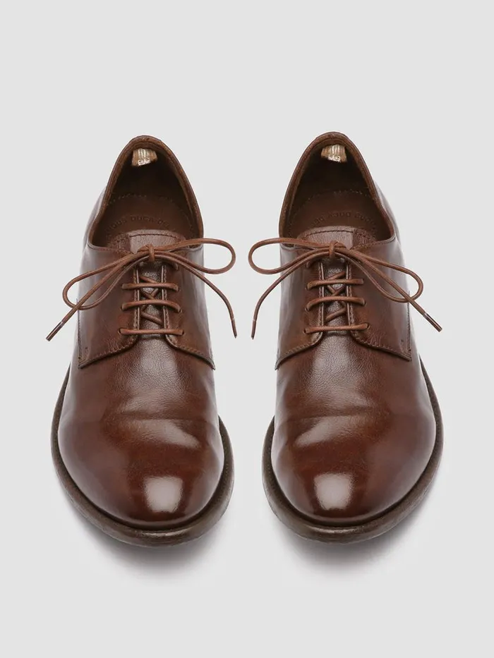 Officine Creative Derbies and Oxfords ARC 515 Cigar Brown Leather Derby Shoes 8211 Men Officine Creative Derbies and Oxfords ARC 515 Cigar Brown Leather Derby Shoes 8211 Men