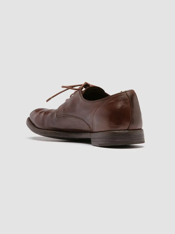 Officine Creative Derbies and Oxfords ARC 515 Cigar Brown Leather Derby Shoes 8211 Men Officine Creative Derbies and Oxfords ARC 515 Cigar Brown Leather Derby Shoes 8211 Men