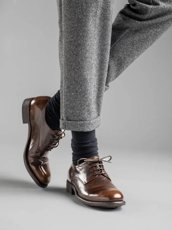 Officine Creative Derbies and Oxfords CALIXTE 001 Caffe TMoro Brown Leather Derby Shoes 8211 Women Officine Creative Derbies and Oxfords CALIXTE 001 Caffe TMoro Brown Leather Derby Shoes 8211 Women