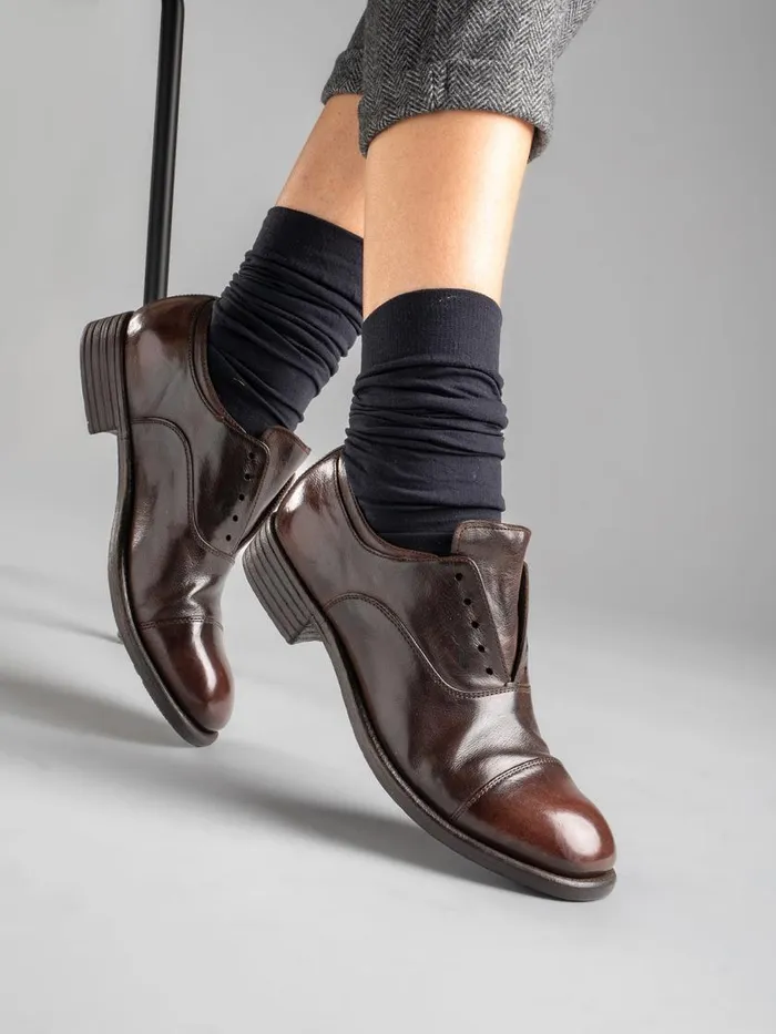Officine Creative Derbies and Oxfords CALIXTE 003 Otto Brown Leather Oxford Shoes 8211 Women