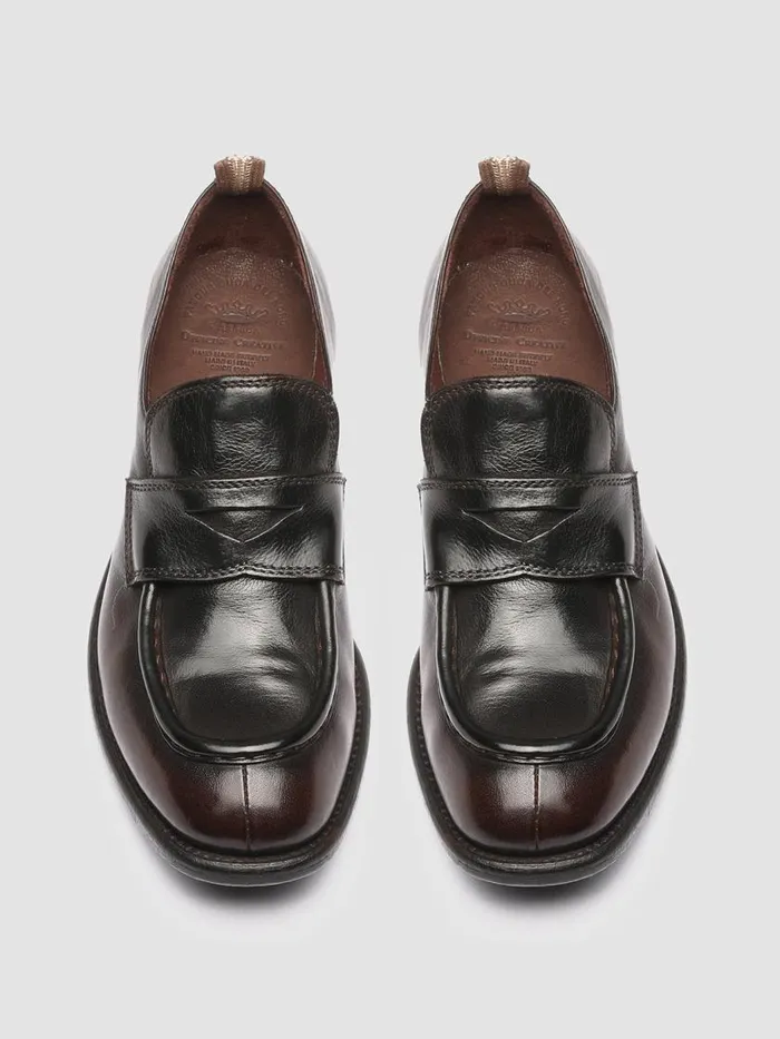 Officine Creative Loafers CALIXTE 020 OttoSupernero Brown Leather Penny Loafers 8211 Women Officine Creative Loafers CALIXTE 020 OttoSupernero Brown Leather Penny Loafers 8211 Women