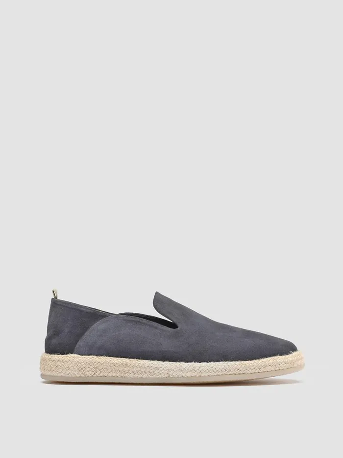 Officine Creative Loafers ROPED 002 Avion Grey Suede Slip Ons 8211 Men