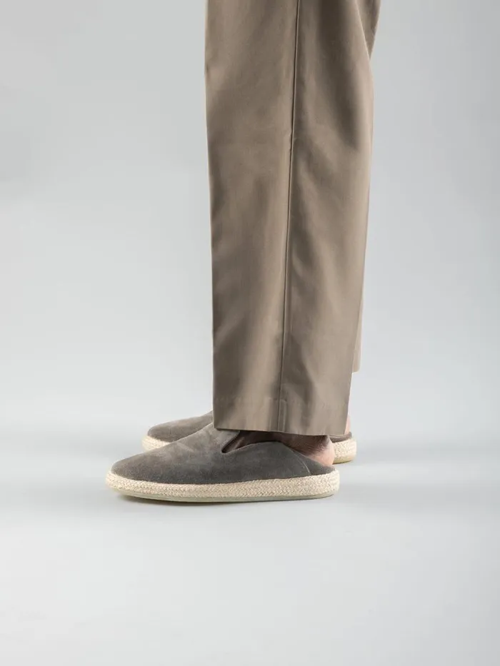 Officine Creative Loafers ROPED 002 Avion Grey Suede Slip Ons 8211 Men