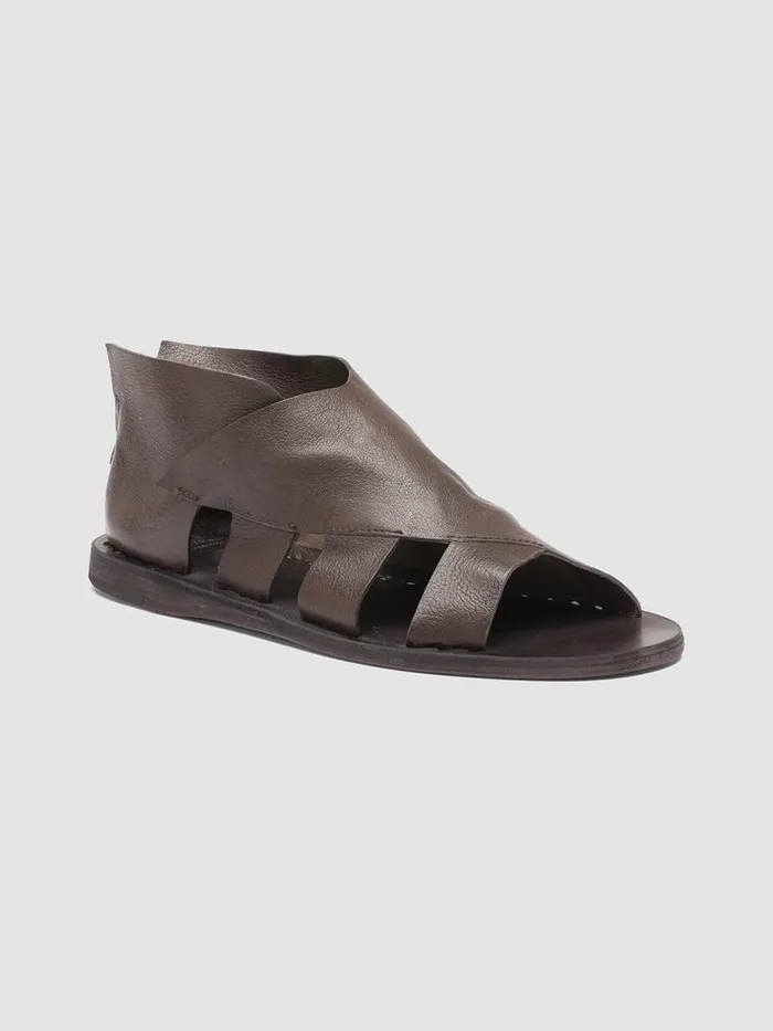 Officine Creative Sandals ITACA 032 Coffee Brown LeatherSandals 8211 Women
