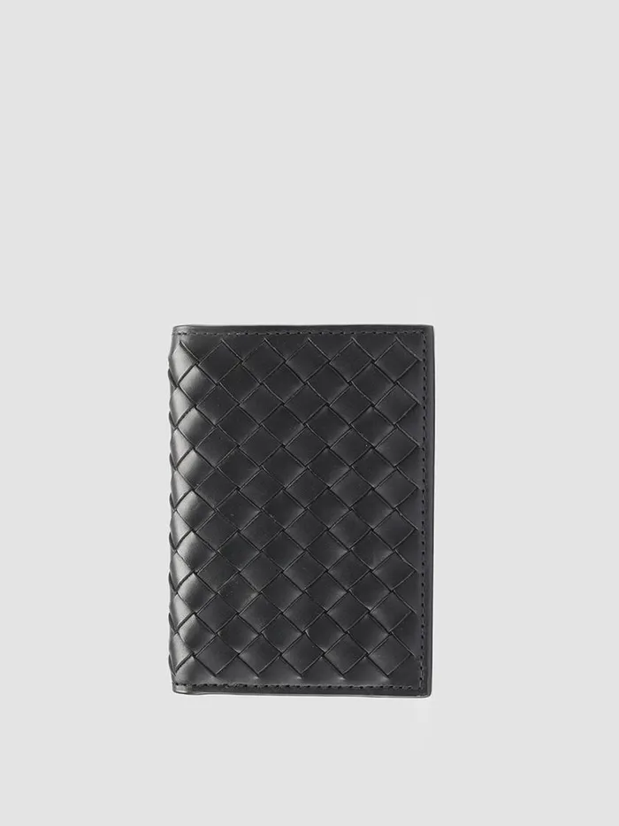 Officine Creative Wallets BOUDIN 124 Nero Black Leather Bifold Wallet 8211 Men Officine Creative Wallets BOUDIN 124 Nero Black Leather Bifold Wallet 8211 Men