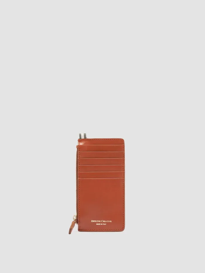 Officine Creative Wallets JULIET 03 Rhum Brown Leather Card Holder 8211 Women