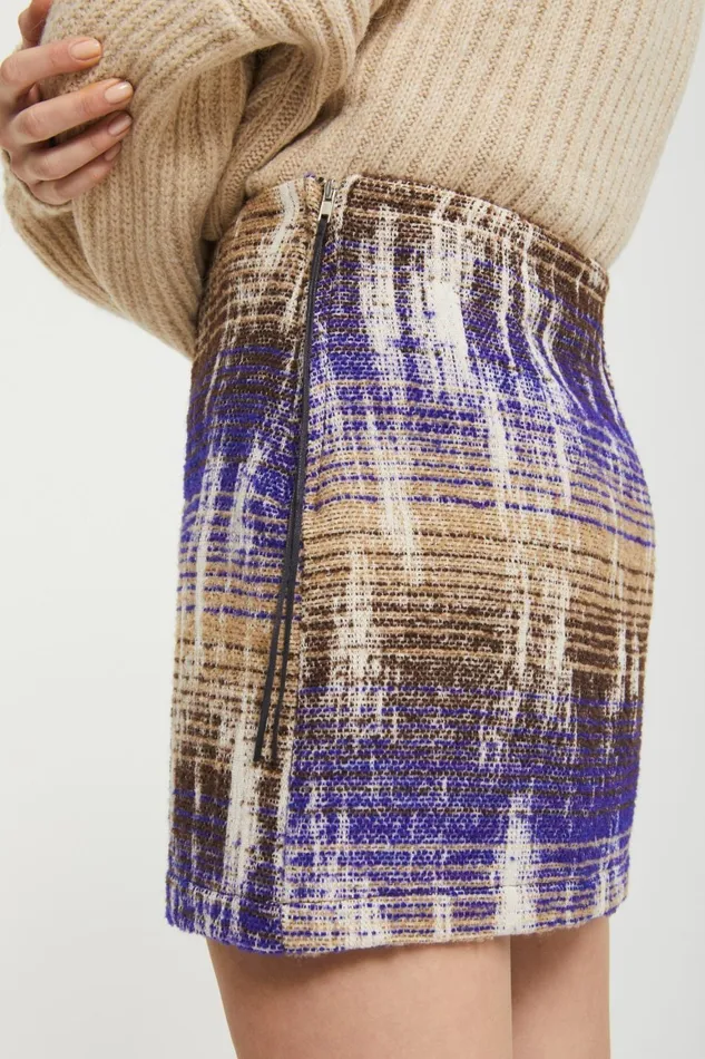 Ottod039Ame Patterned Short Skirt Women Skirts