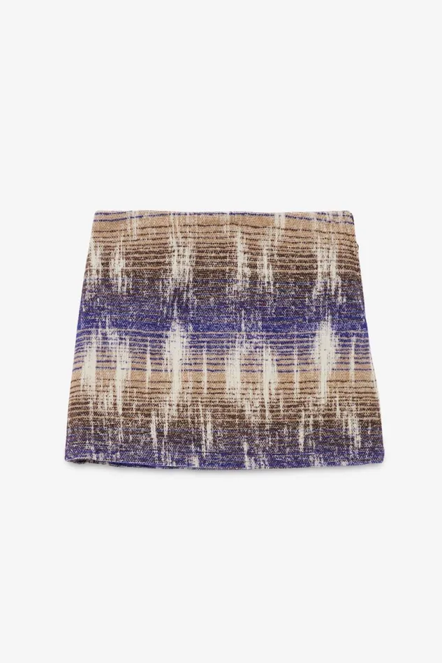 Ottod039Ame Patterned Short Skirt Women Skirts