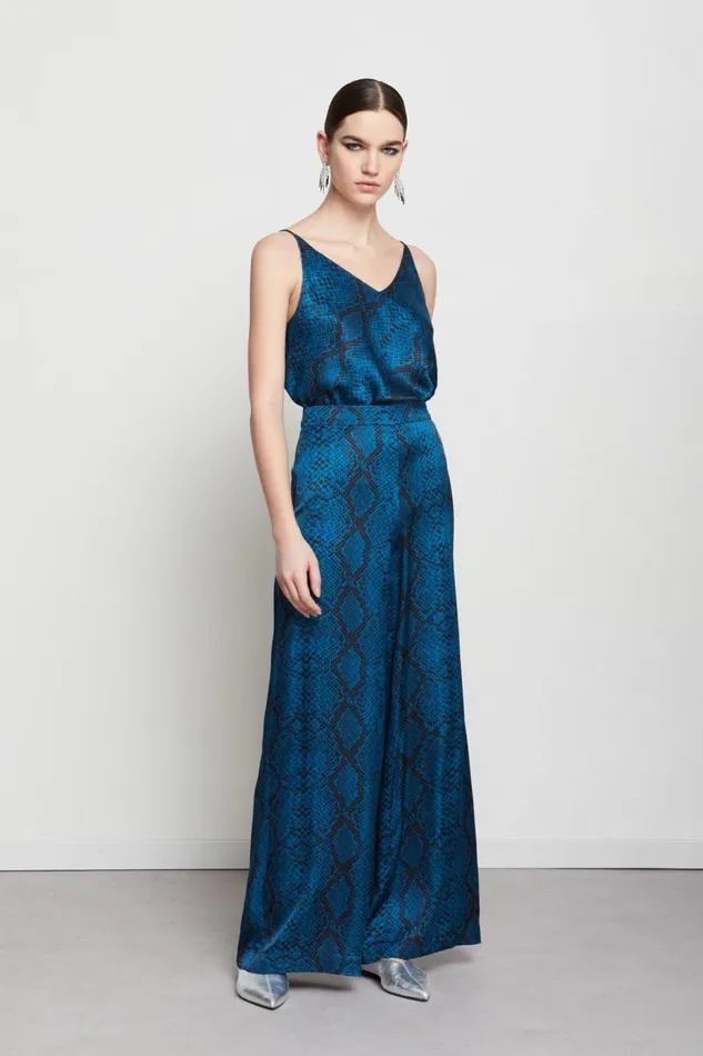 Ottod039Ame Printed Viscose Trousers Women Trousers
