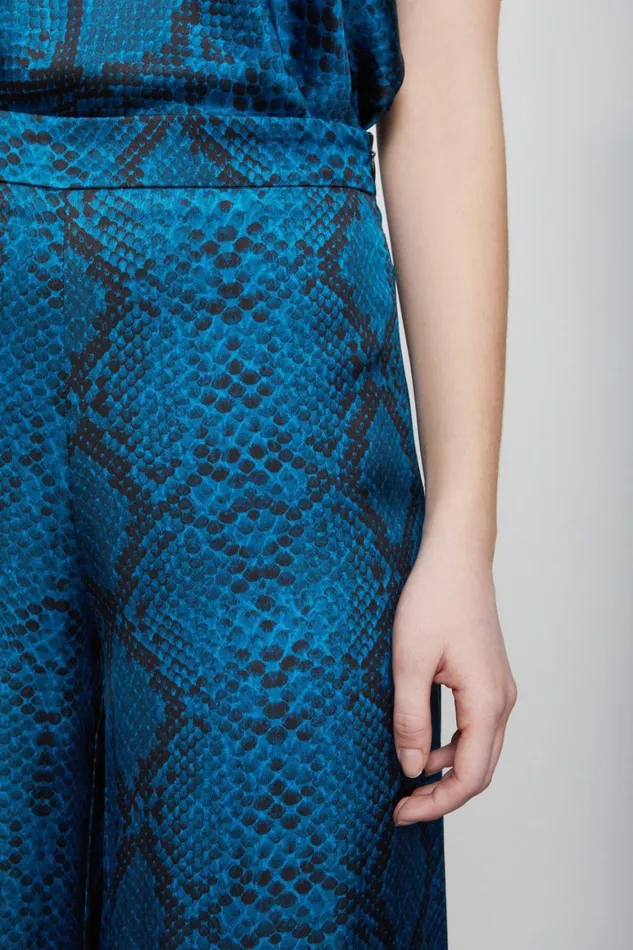Ottod039Ame Printed Viscose Trousers Women Trousers