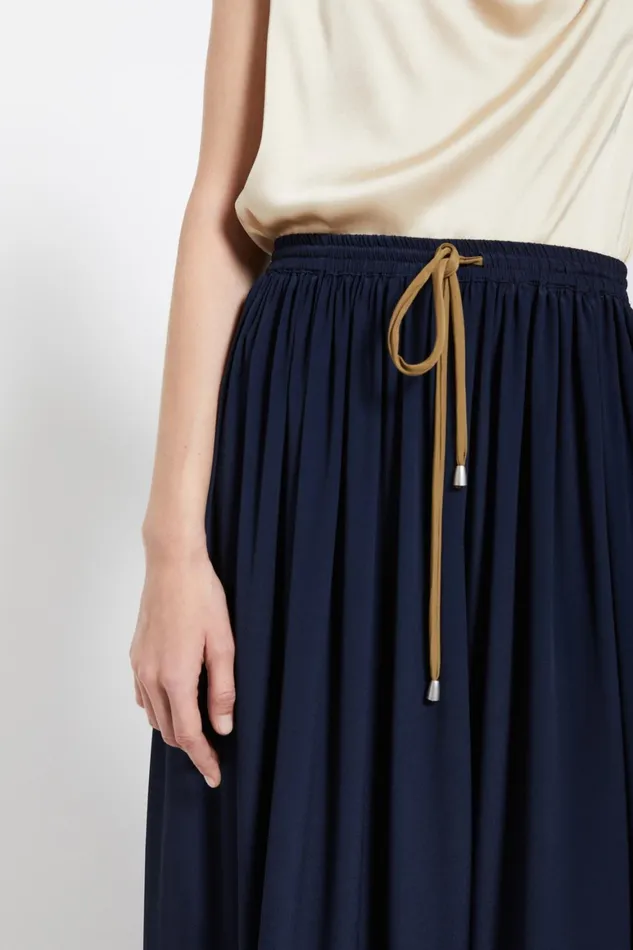 Ottod039Ame Silkblend Long Skirt Women Skirts