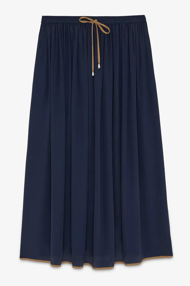 Ottod039Ame Silkblend Long Skirt Women Skirts