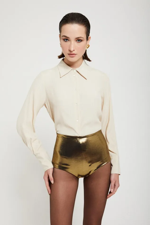 Ottod039Ame Silkblend Shirt Women Shirts and Blouses