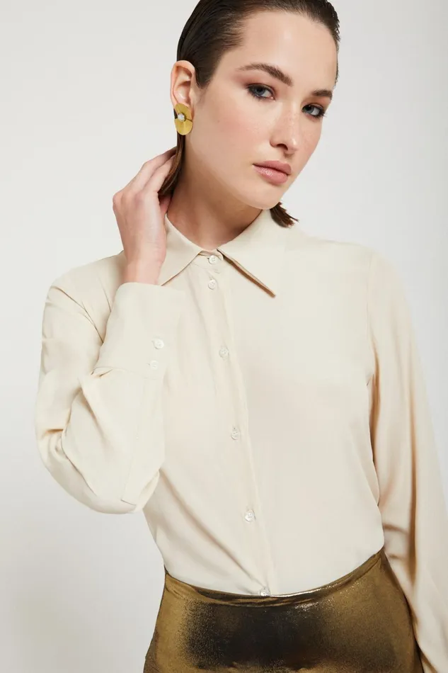 Ottod039Ame Silkblend Shirt Women Shirts and Blouses