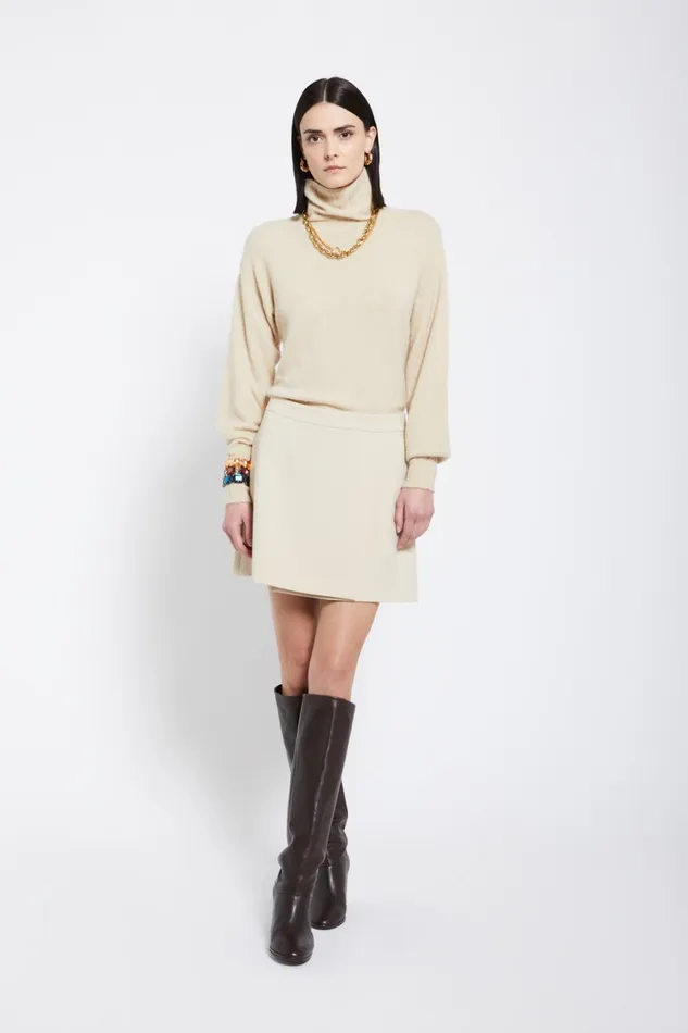 Ottod039Ame Solid Mini Skirt Women Skirts