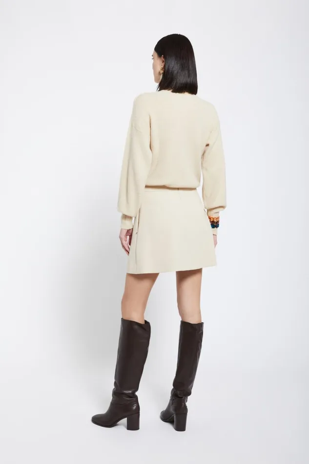 Ottod039Ame Solid Mini Skirt Women Skirts