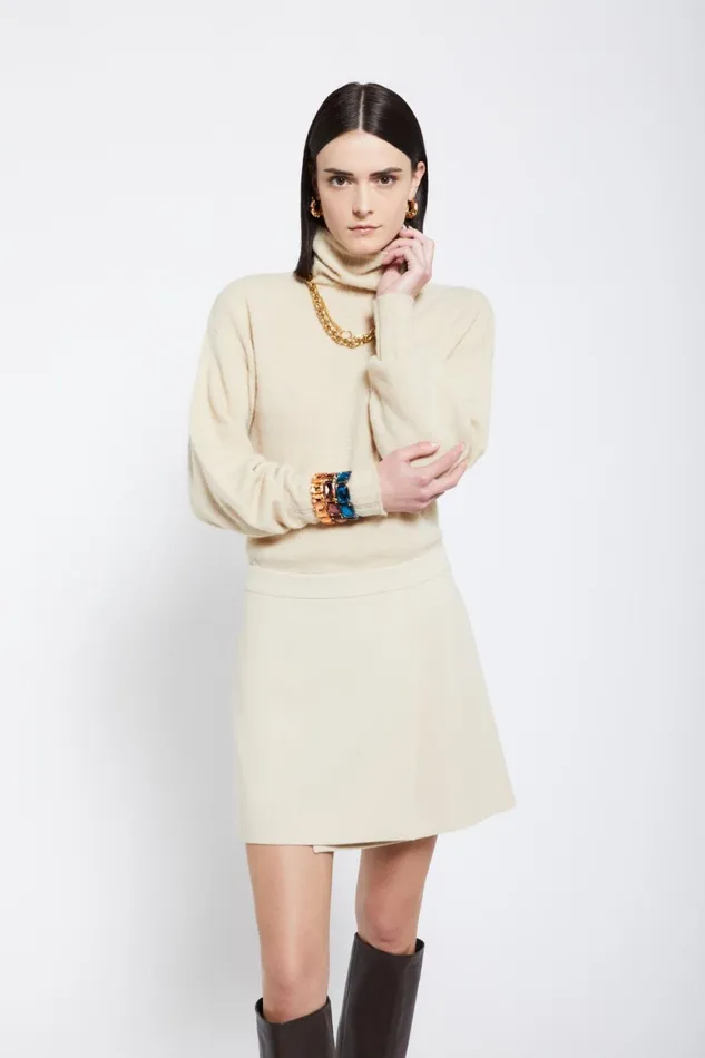 Ottod039Ame Sweater With Turtleneck Women Knitwear
