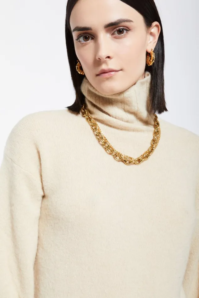 Ottod039Ame Sweater With Turtleneck Women Knitwear