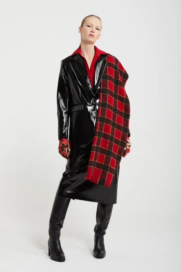 Ottod039Ame Vinyl Jacket Women Blazers and Jackets