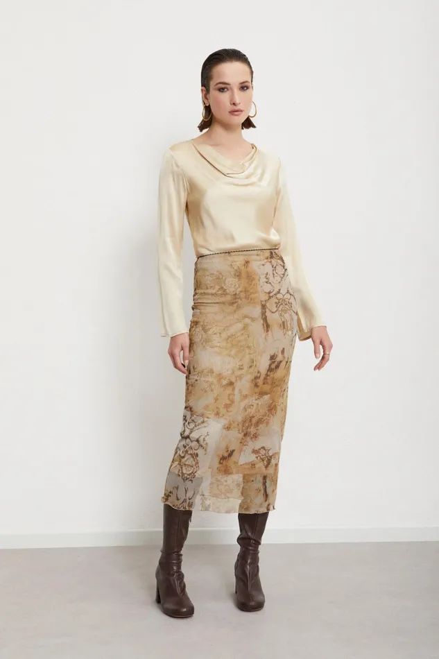 Ottod039Ame Viscose Blouse Women Shirts and Blouses