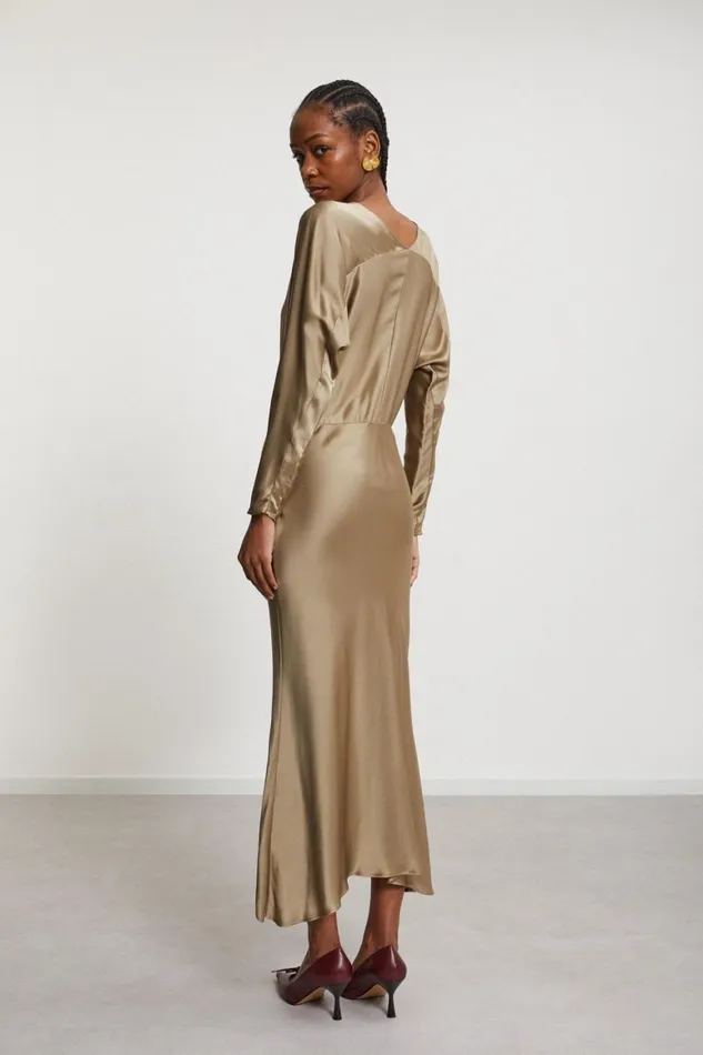 Ottod039Ame Viscose Long Dress With Rounded Bottom Women Dresses