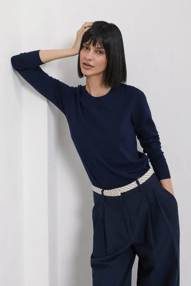 Ottod039Ame Viscose Longsleeve Tshirt Women Knitwear