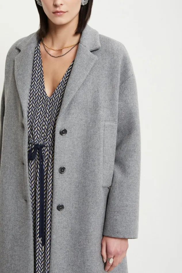 Ottod039Ame Woolblend Midi Coat Women Coats