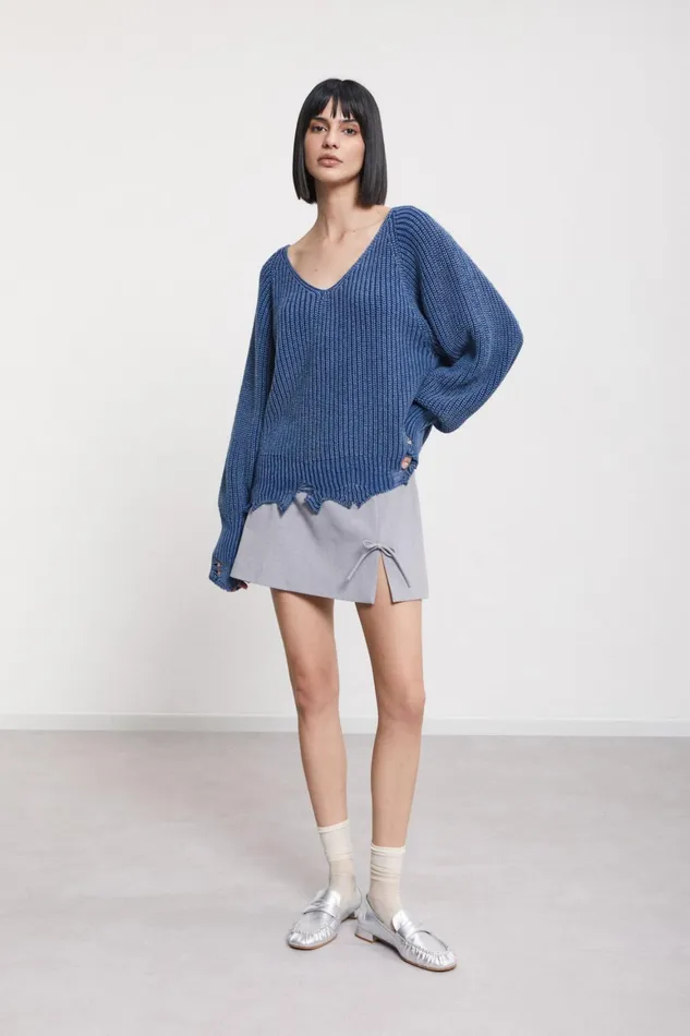 Ottod039Ame Wool Blend Sweater Women Knitwear