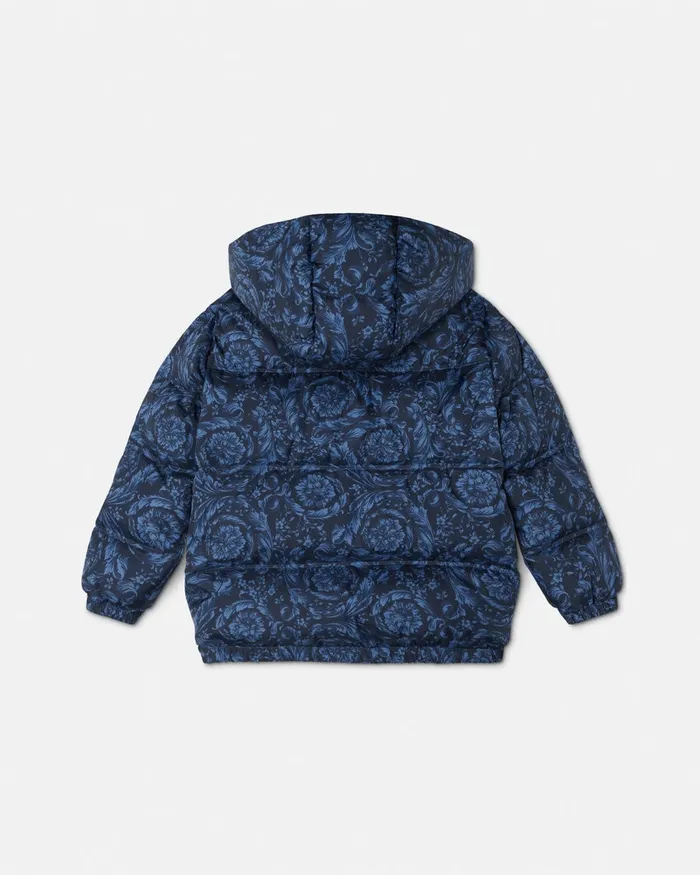 Outerwear Kids Versace Barocco Puffer Jacket Blueprint