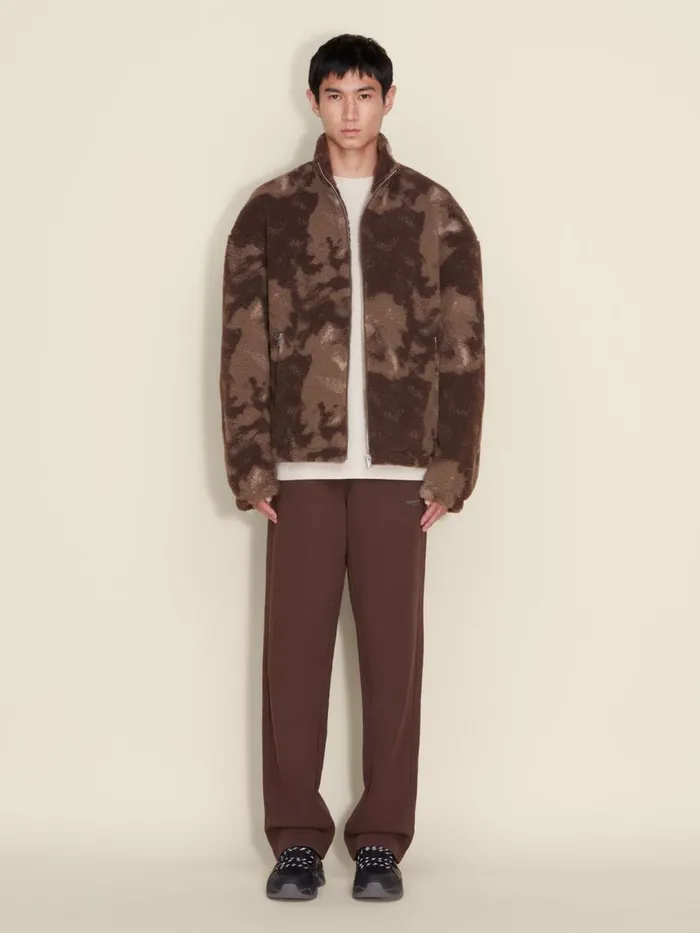 Outerwear Men Holzweiler Arcadia Camo Fleece Jacket Brown Mix
