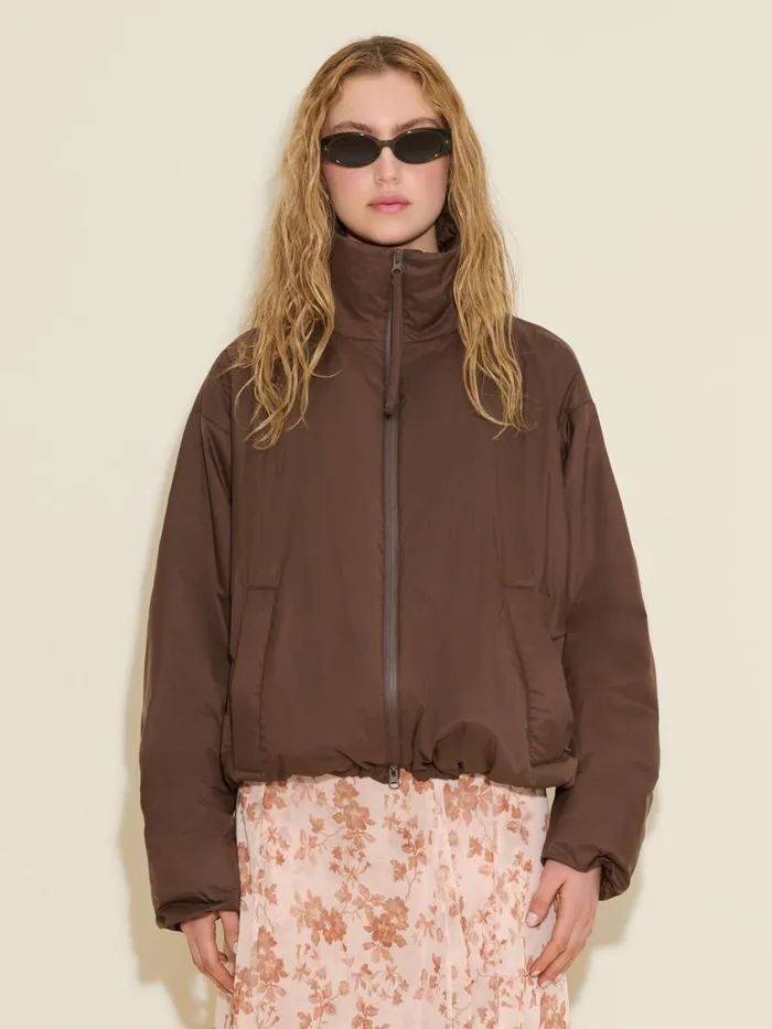 Outerwear Women Holzweiler Steilia Light Fill Short Jacket Brown
