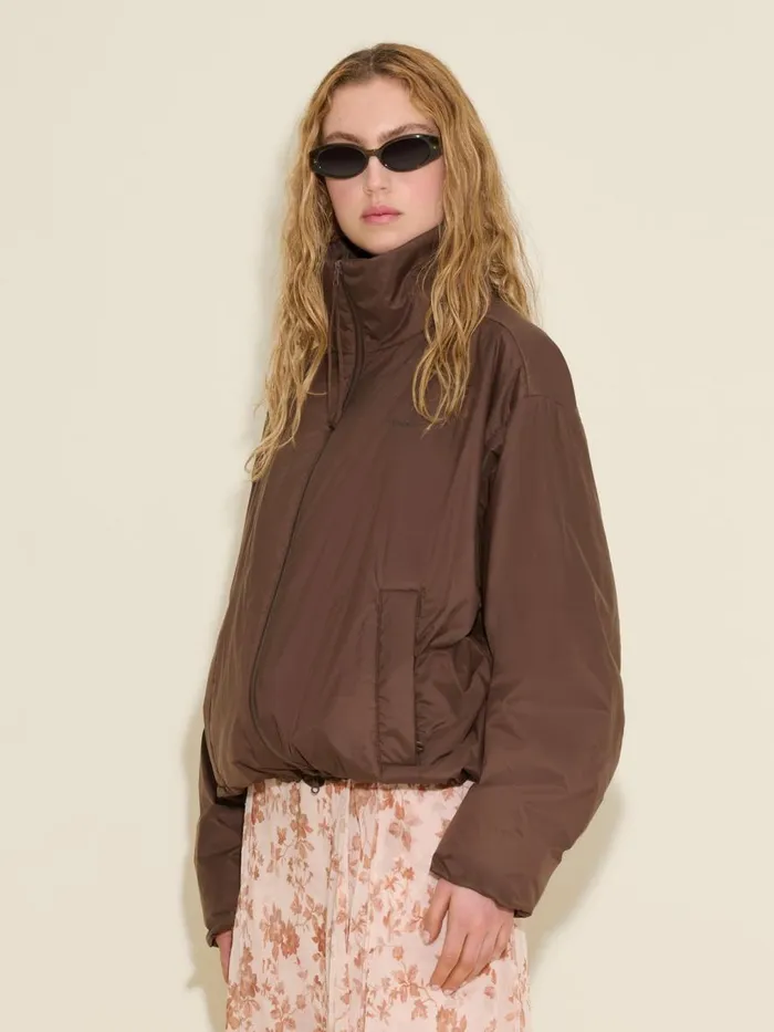 Outerwear Women Holzweiler Steilia Light Fill Short Jacket Brown