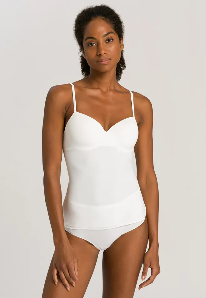 Padded Bra Camisole Off White Women HANRO D Cup Bras
