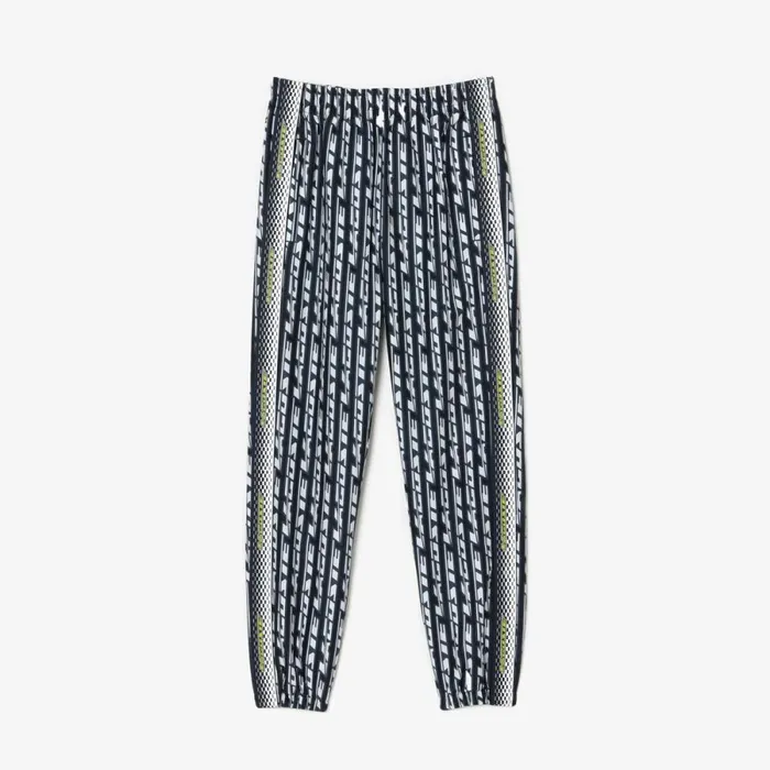 Pants and Leggings Women Lacoste Womens Logo Print Joggers Black Blue White Zi8